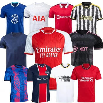 Wholesale New 2024 custom Jersey quality Thai football jersey men's football Uniform Set team   football shirt Soccer Wear