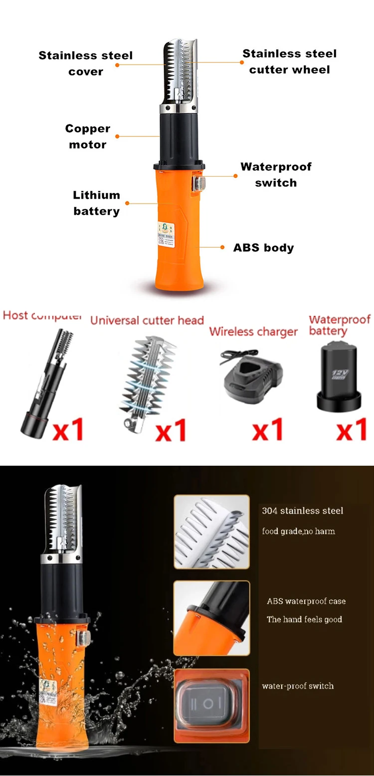 Electric Fish Belly Splitting Cutter Fish Killing Machine High