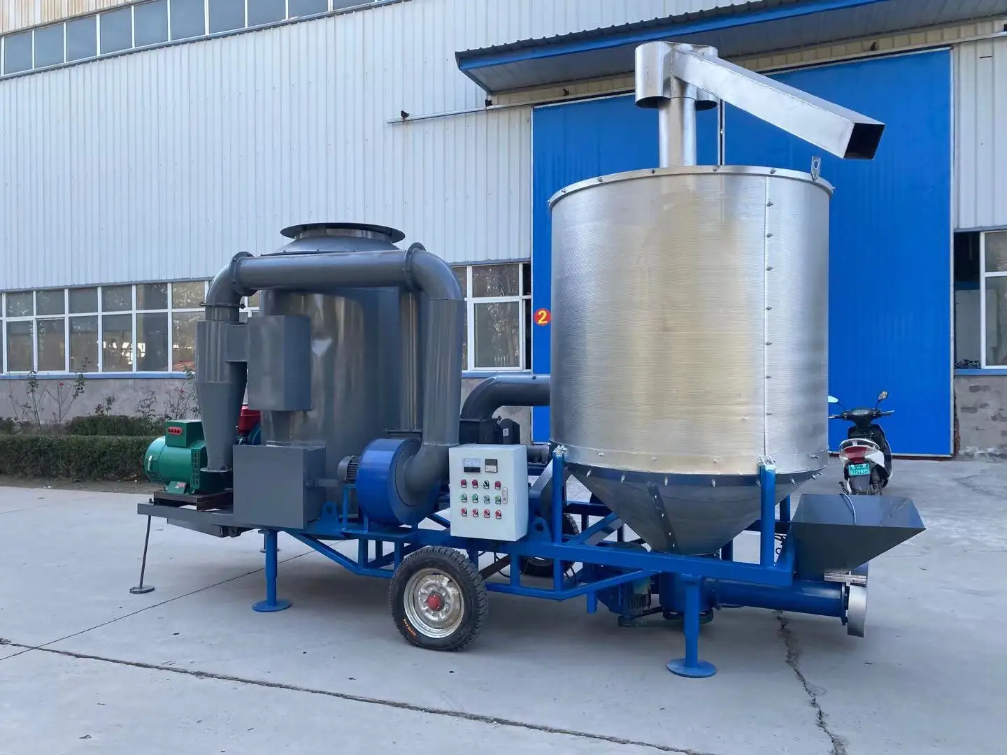 10t Capacity Mobile Rice Grain Dryer - High Productivity