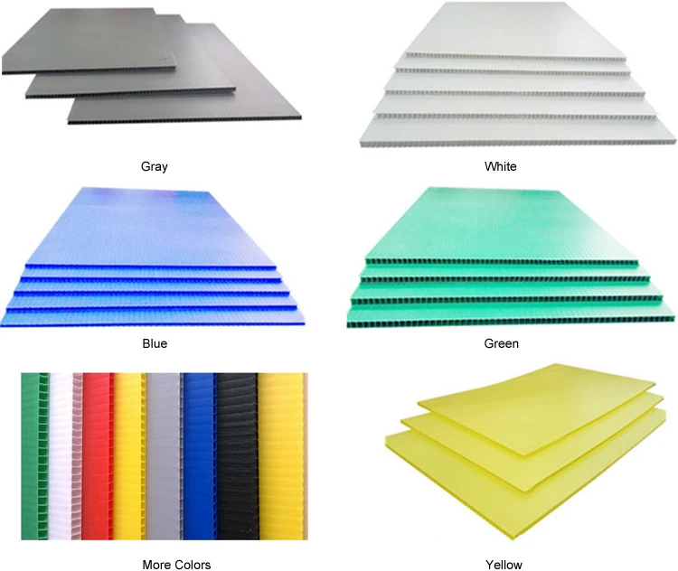 China Polypropylen Wellpappe Kunststoffplatten Hersteller