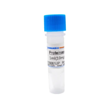 20mg/ml Proteinase K Solution DNA and RNA Free Enzymes for Genomic DNA Extraction and Digestion of Various Proteins 1ml