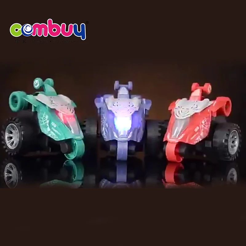 Remote Control Rotating Lighting Musical Toys Rc Rolling Car Stunt