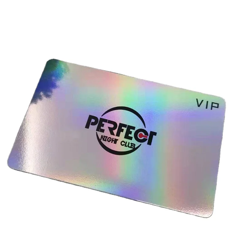 Hologram Nfc Card Laser Printing Nfc Security Stickers Thank You Card With RFID Chip