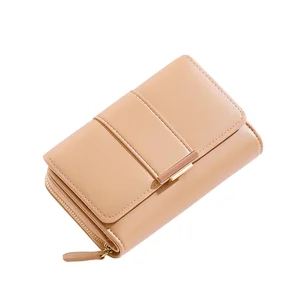 custom logo PU Leather Waterproof Fashion Long Ladies Purse with Tassel