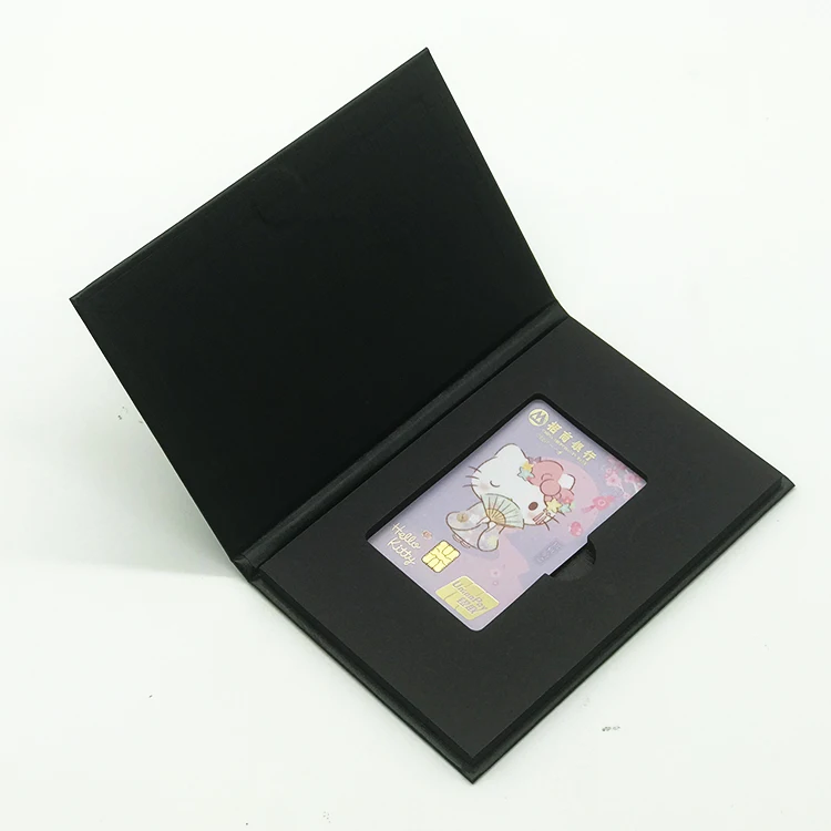Custom Greeting NFC Business Card Boxes Vip Credit Card Packaging Gift Box for NFC Credit Card