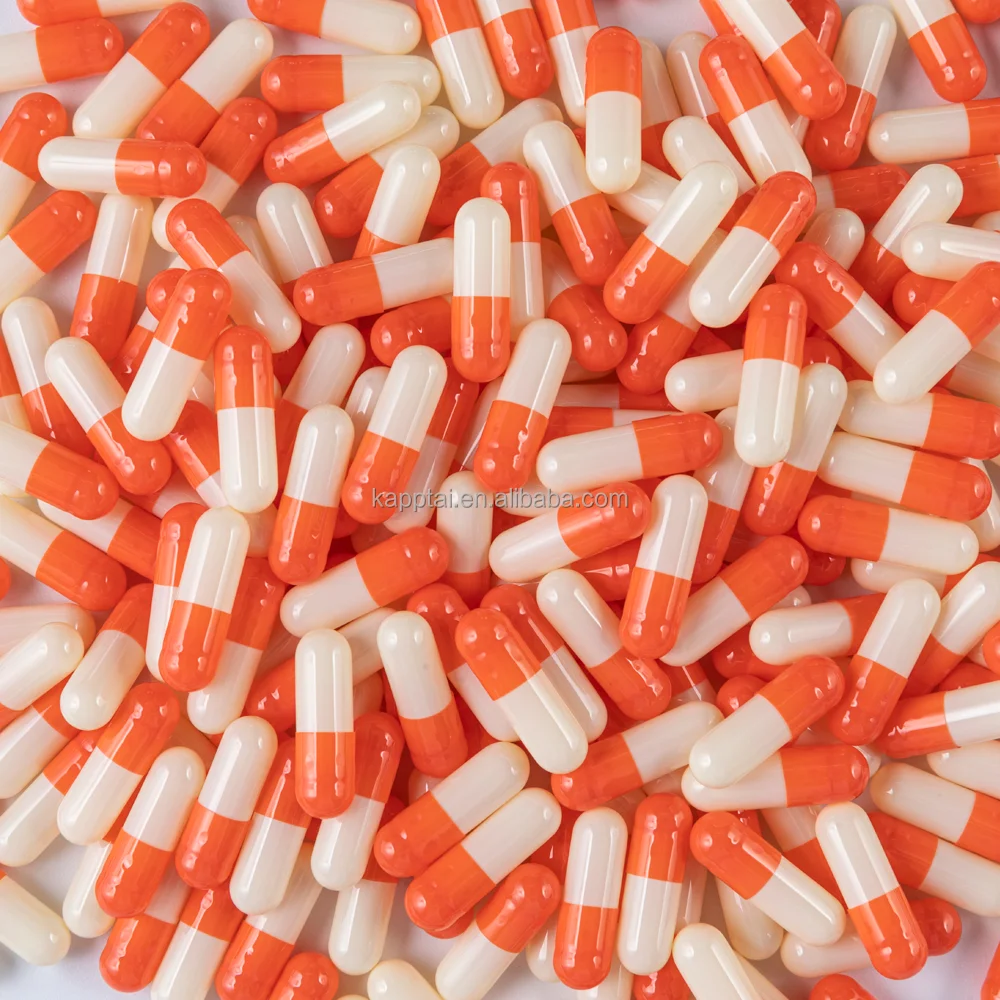 Halal Separated Empty Gelatin Capsule Vegetable Hard Capsule Size 000 00 0 0E 1 2 3 4 5 Vegan HPMC Capsule