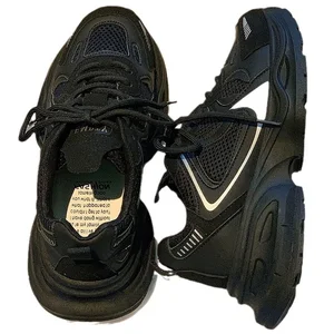 Women's Slim Spring Casual Sneaker Thick Sole Paris Torre Shoes' Strict Selection for All-Match Lace-Up Autumn Colour Matching