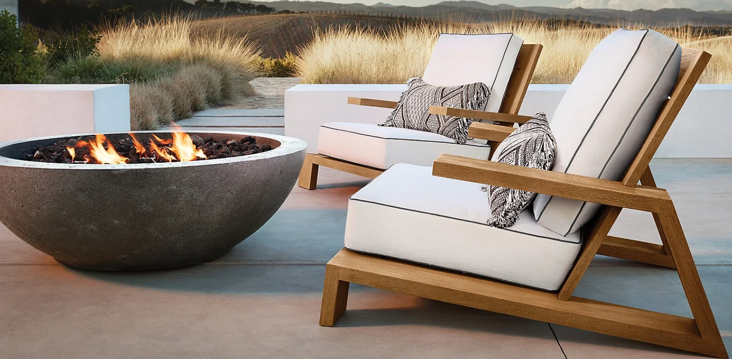 Olema teak lounge chair discount