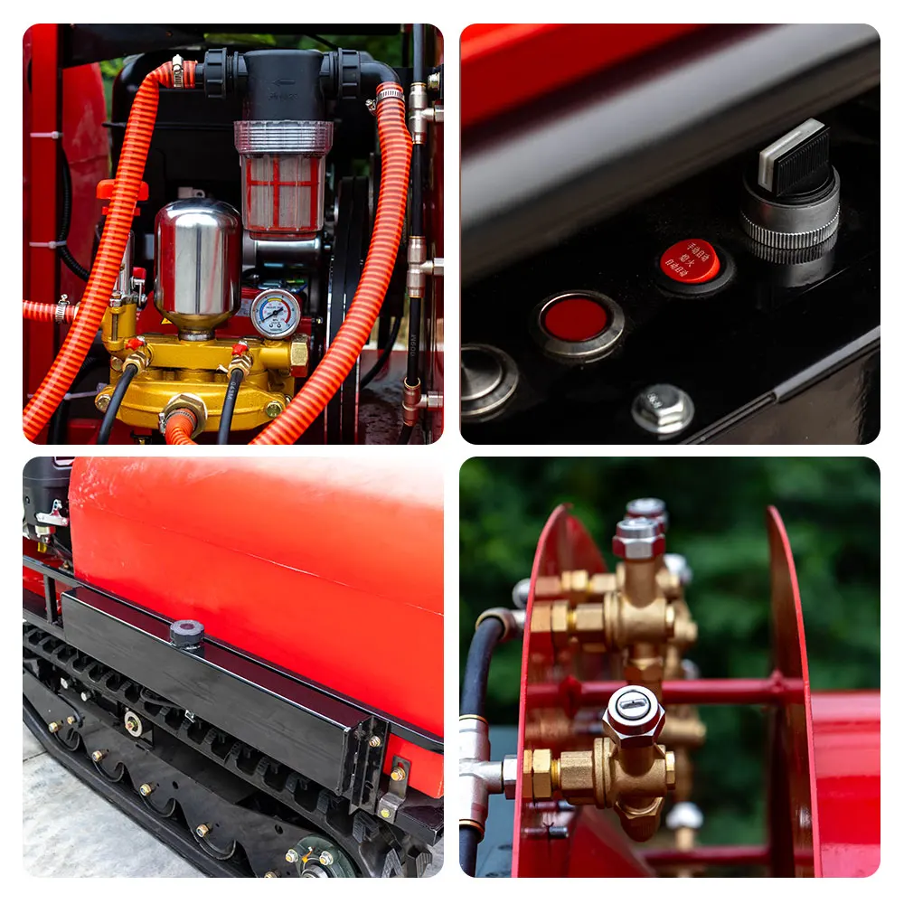 農業高圧噴霧器クローラーリモコン噴霧器車両農業クローラードライバ