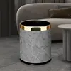 14L High-Grade Grey Marble with Gold Ring