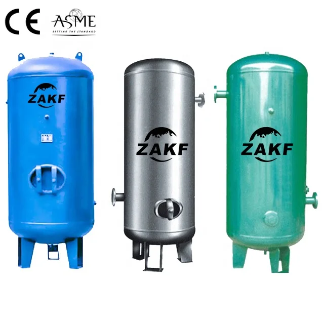 ZAKF ASME Air Tank Air Receiver Tank ASME Carbon Steel ASME Pressure Vessel Compressed Air Storage Tank