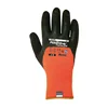Fluorescent orange / Dark brown
