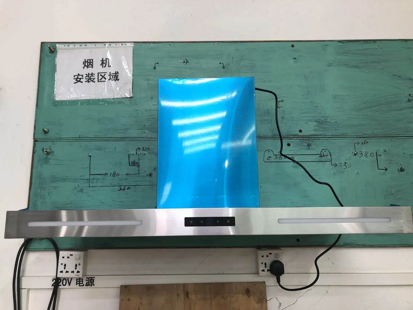 30 Inches Wall Mounted Island Silver Chimney Mican Range Hood Kitchen