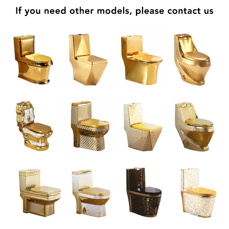 Antique Luxury Sanitary Ware Bathroom Dubai Color Wc Commode Toilet