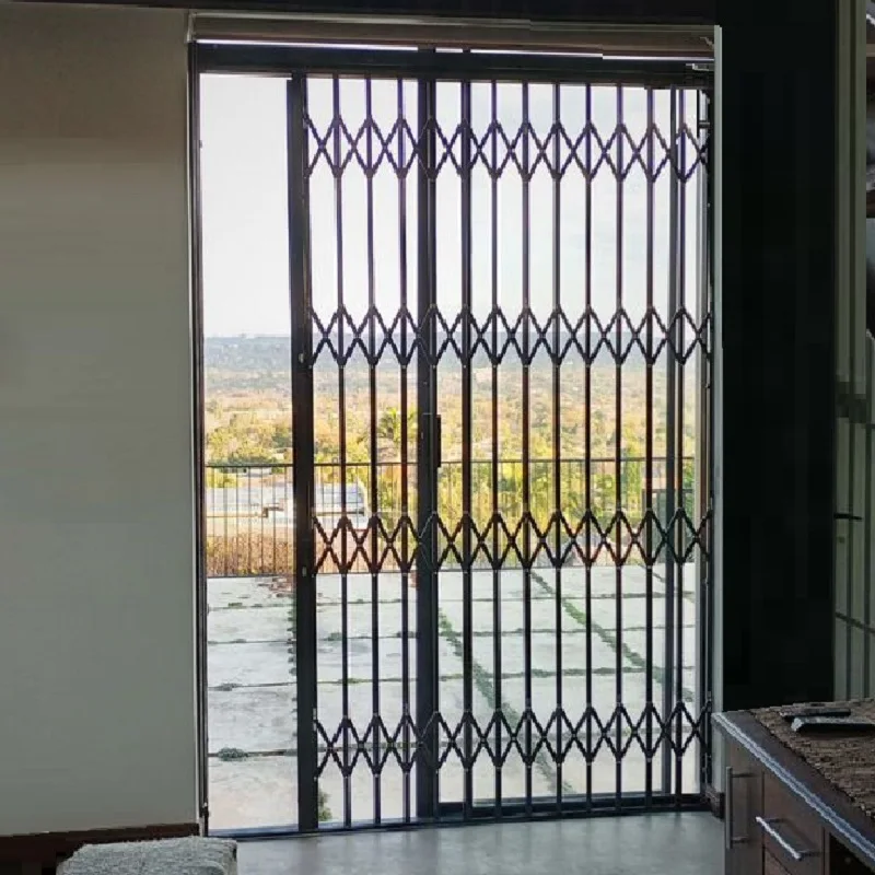 EXPANDING Retractable Garden Gate Security Door Outside Fence Power ...