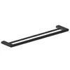 Double Towel Shelf Matte Black