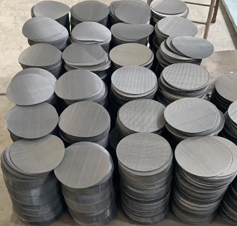 Round Multi Layer Spot Welded Mesh Stainless Steel  Wire Mesh Filter