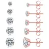 Butterfly stud earrings
