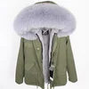 Grey Fur+Green Coat