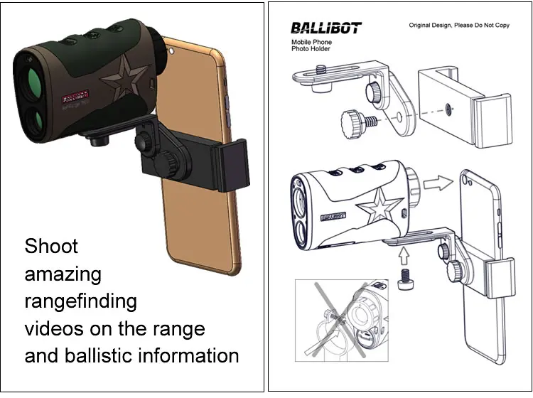 1500m Ballistic Laser Rangefinder With Live Weather Senor And Wind ...
