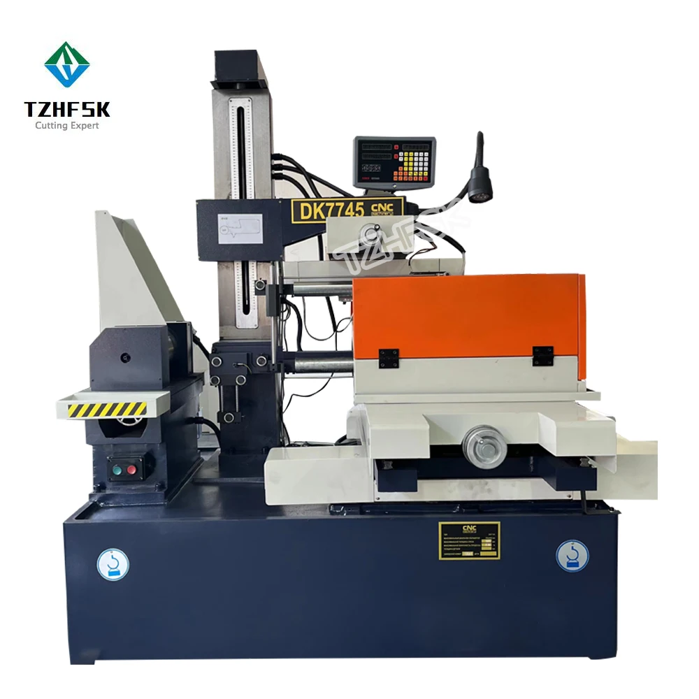 CNC Wire Cut EDM Machine  High Speed  Big Taper 30 45 Degree Multifunctional  DK7745