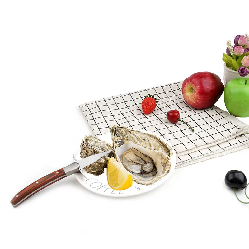 Высококачественные ножи для устриц, инструмент для морепродуктов, набор ножей для устриц с ножнами