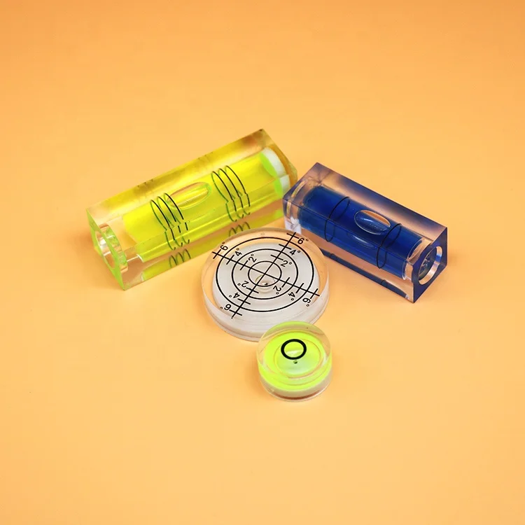 Mini Niveaux à Bulle Carrés - Lot De 5 - Haute Précision - 15x15x40 Mm - Pour Réglage Cadre, Meuble, Appareil Photo