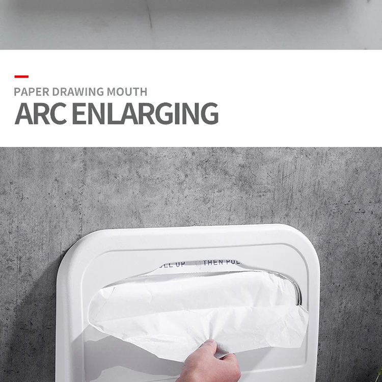 1/2 Half Folded Toilet Paper Seat Cover Dispenser Plastic Abs Wall