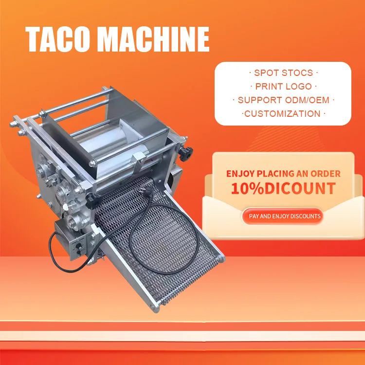 Factory Price Taco Maker Dough Tortilla Press Machine Flattening Cooking