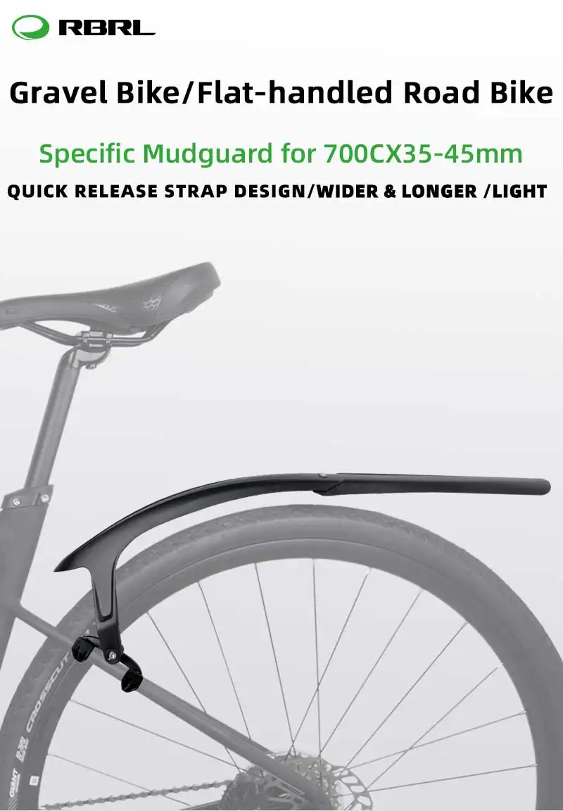 Rbrl Quick Release Bike Mudguard Special For Gravel Bike Bicycle