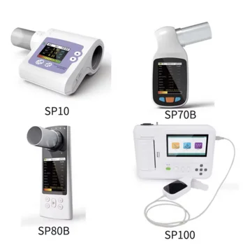JZ-KSP70B High Quality Portable Handheld Spirometer with Convenient Hospital Mouthpiece for Easy Use