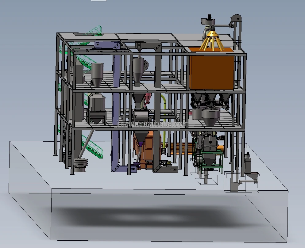 5 Ton/h Vertical Flowchart Aquatic Fish Feed Pellet Processing ...