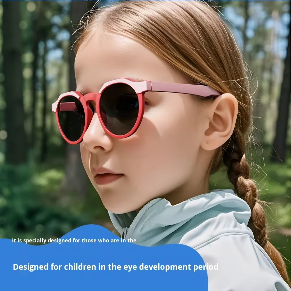 2026 New TPEE Polarized Gradient Children's Outdoor Sun Protection Girls' Sunglasses Fashionable Boys' Glasses_voghion.com
