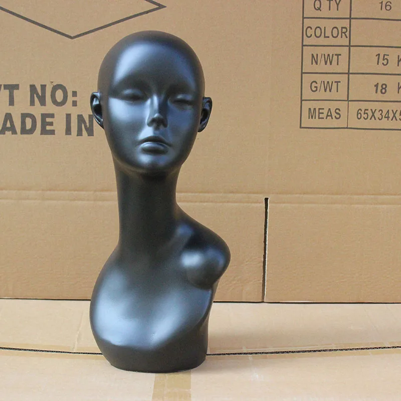 Afro Wig Display Human Hair Black Mannequin Head Tete De Mannequin Wig