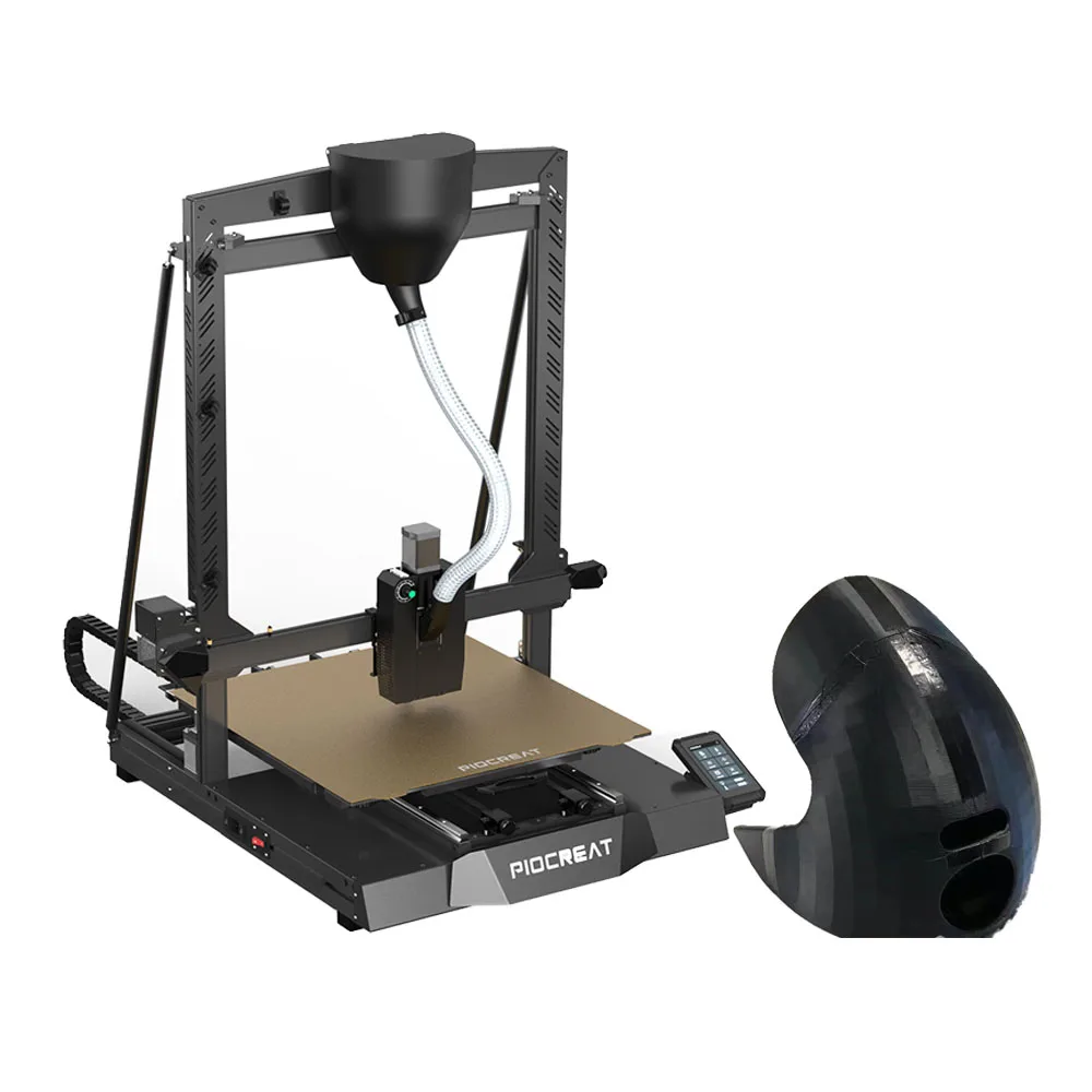 Piocreat G5 Pro Fast Speed Fdm 3d Desktop Printer Pellet Extruder 3d Printing for Auto Parts Industrial 3d Printing Equipment