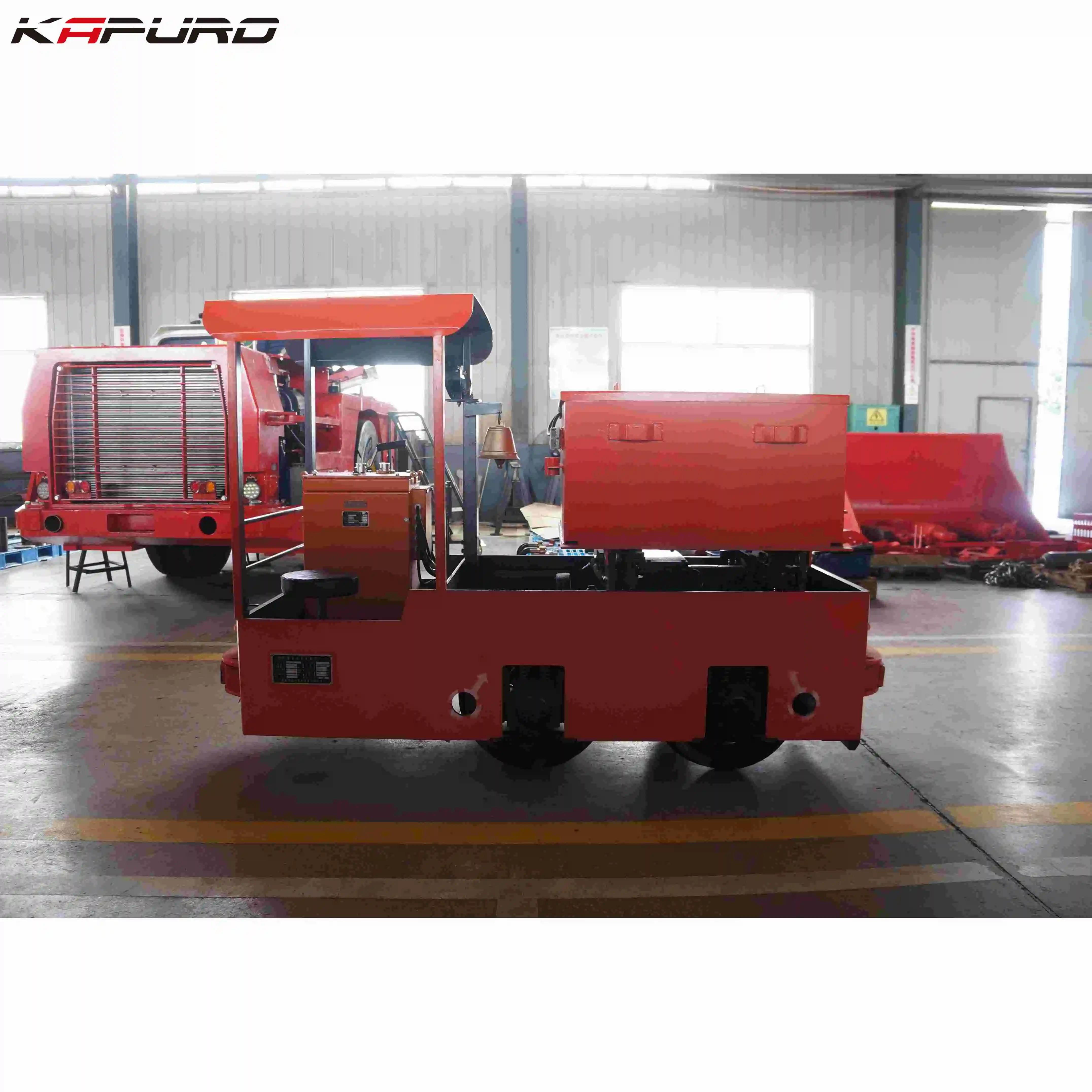 product kapuro 25 tonne narrow gauge diesel electric locomotive with motor  gearbox for mine tunnel transportation-16