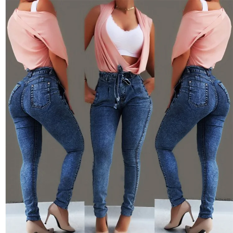 Zanel jean rasgado mediano ppara mujer