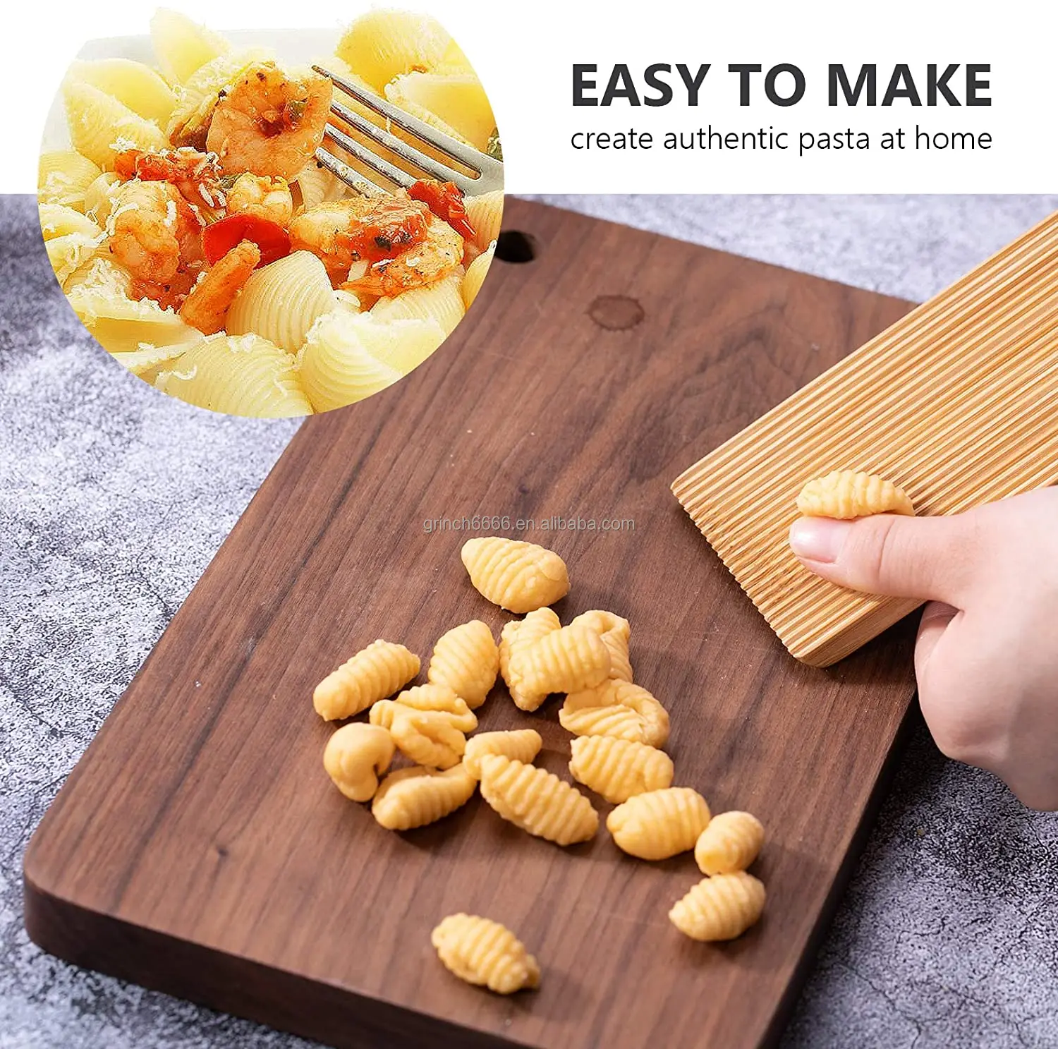 Доска для макаронных изделий Gnocchi, Бамбуковая доска для макаронных изделий, инструменты для макаронных изделий