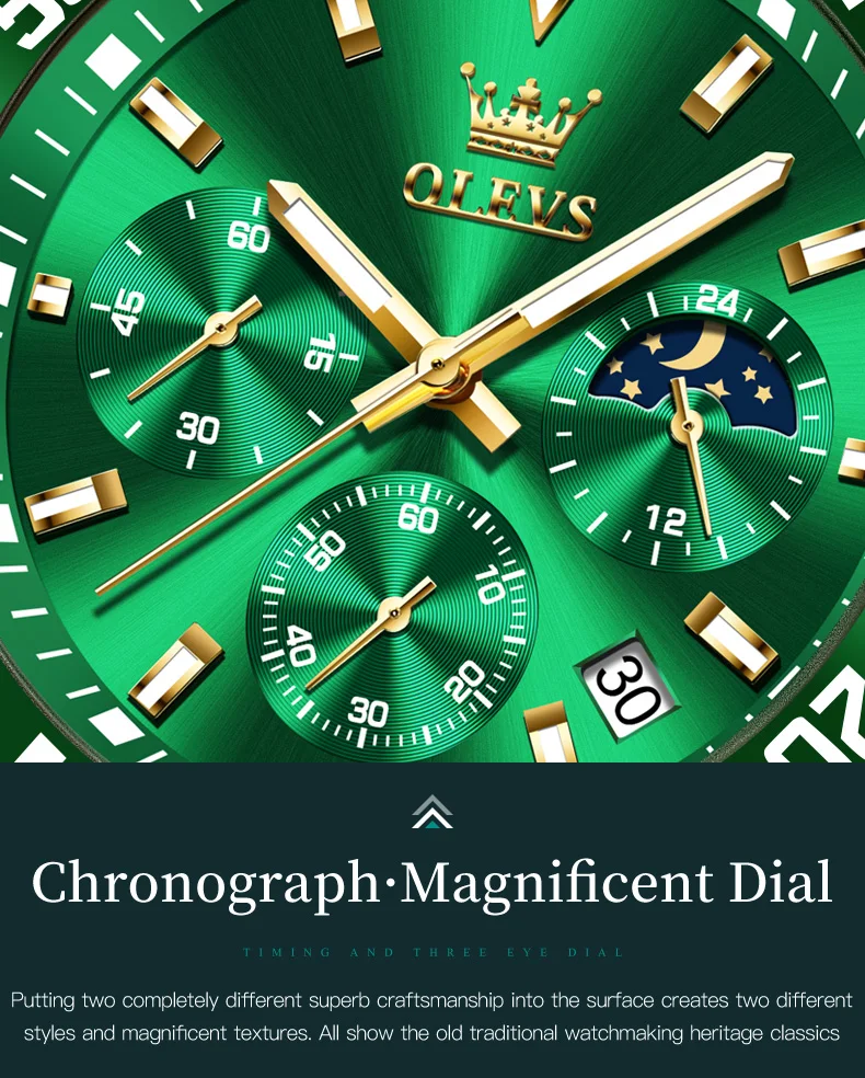 OLEVS Sports Chronograph | 2mrk Sale Online