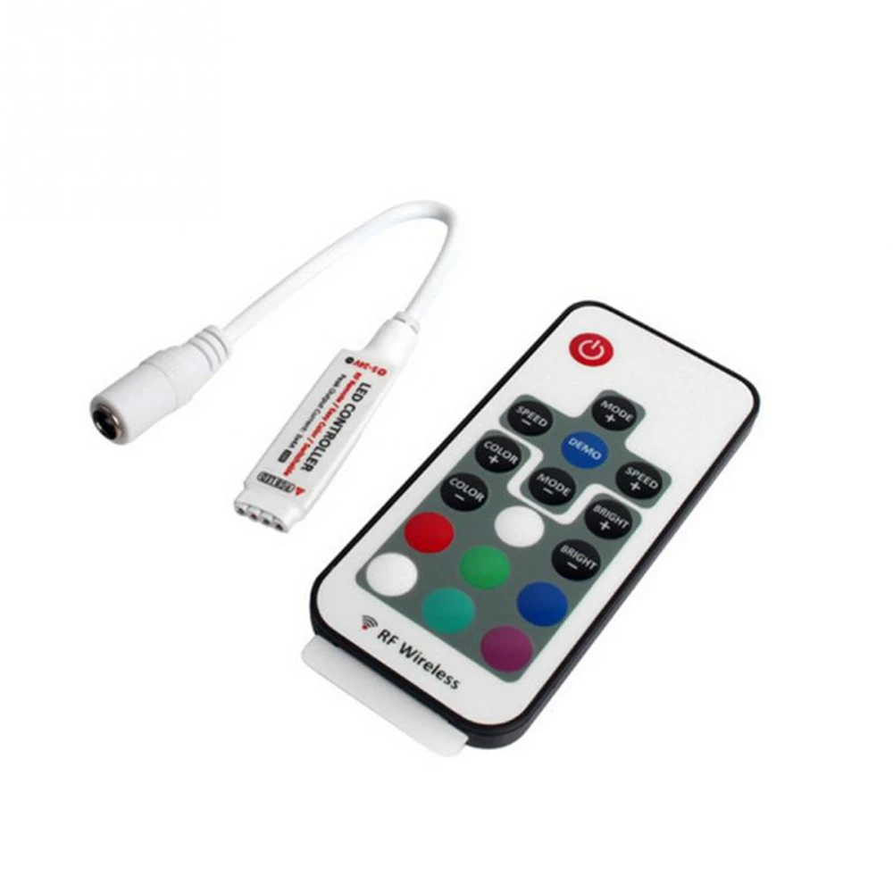DC 12V 24V 4Pin RGB LED Controller 24 Keyboard RF Remote Control