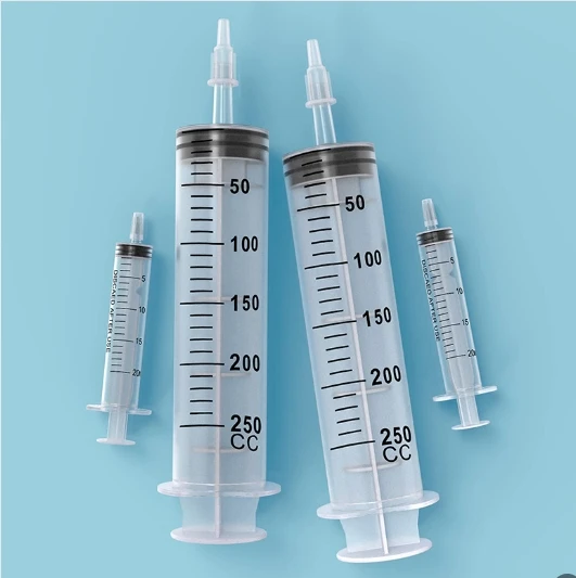 Disposable Plastic Syringe Luer Lock with Cap Needle Animal Pet Birds Bulk Promotional Perfume 5-10-40-cc-50-60-ml-150-250-400