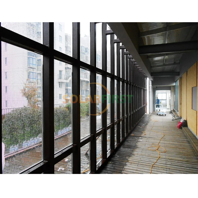 Blue Red Yellow Black Pv Module Photovoltaic Transparent Cdte Thin Film Solar Panel