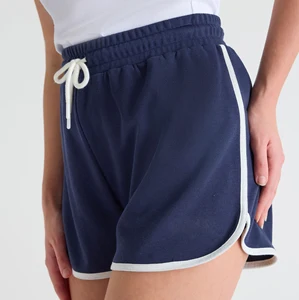 Women's High-Waist Ultra-Short  Pants Breathable Anti-Wrinkle Waterproof Embroidered Cotton Streetwear Style for Summer