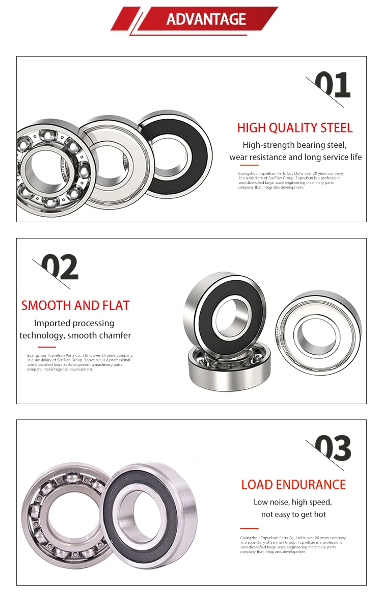 4200411 Bearing for ZX330 ZX450 EX400-3 Deep Groove Ball Bearing