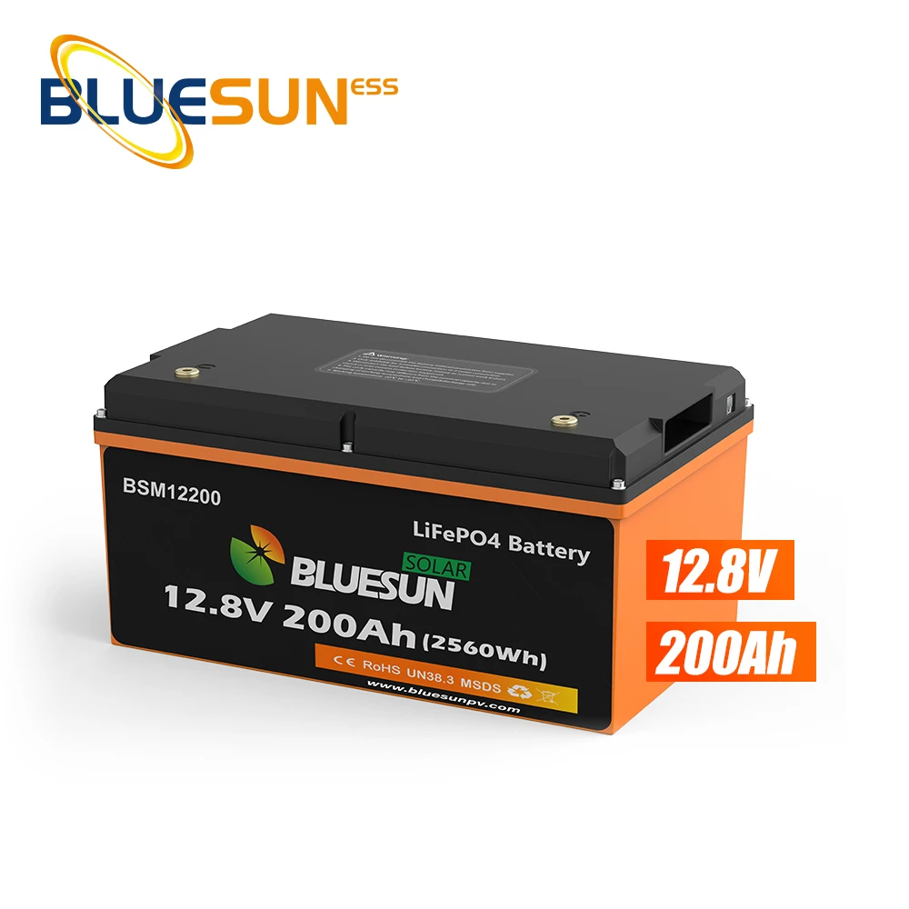 Bluesun 12V Lithium Batteri LiFePO4 Lithium Battery 12V 150AH 200AH Solar Battery