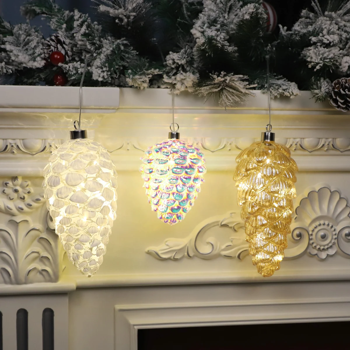 Wholesale LED Globe String Lights Golden Moroccan Hanging Lights Battery Operated Decor Bright Warm Light for Christmas factory