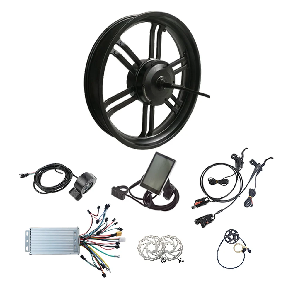 20x4.0 Inch Geared 48V 750W Electric Bicycle Rear Hub Motor
