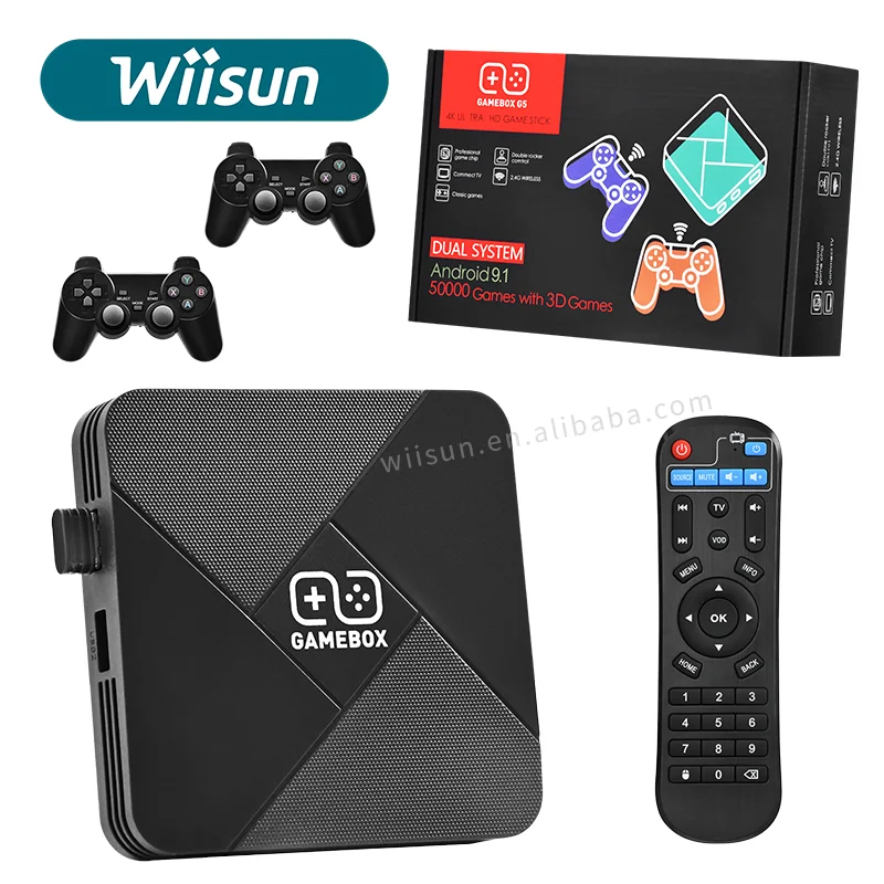 BATYY Emulador PSP para console de jogos sem fio G5 Game Box com sistema  Linux de fonte aberta Home TV console de videogame, suporta download online  via LAN e Wi-Fi (cabo sem