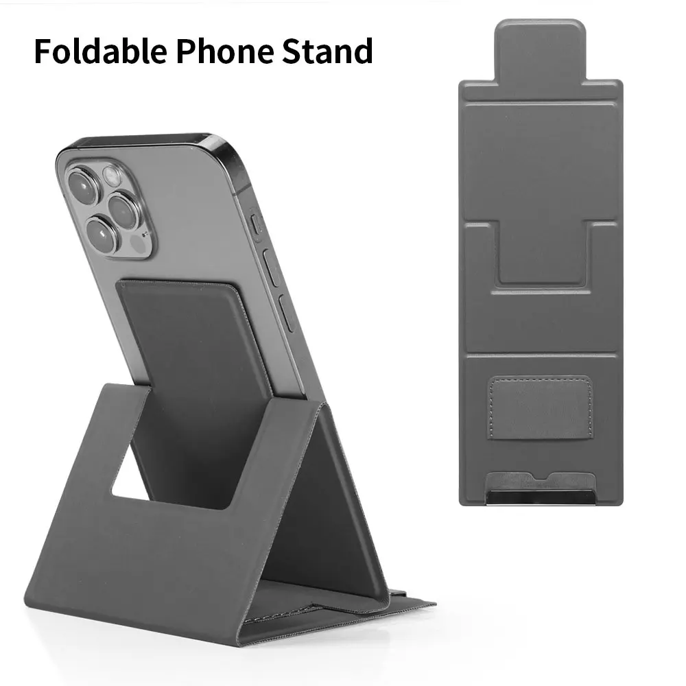 Foldable Stands Desktop Stand Luxury Stable Support Without Shaking Mobile Bracket Phone Pu Leather Holder Sjj009 Laudtec factory