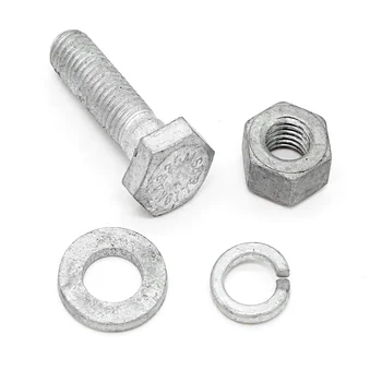 High Quality Oem Hex Bolts and Nuts Manufacturers M6 M8 M20 Stainless Steel 304 Hex Bolts